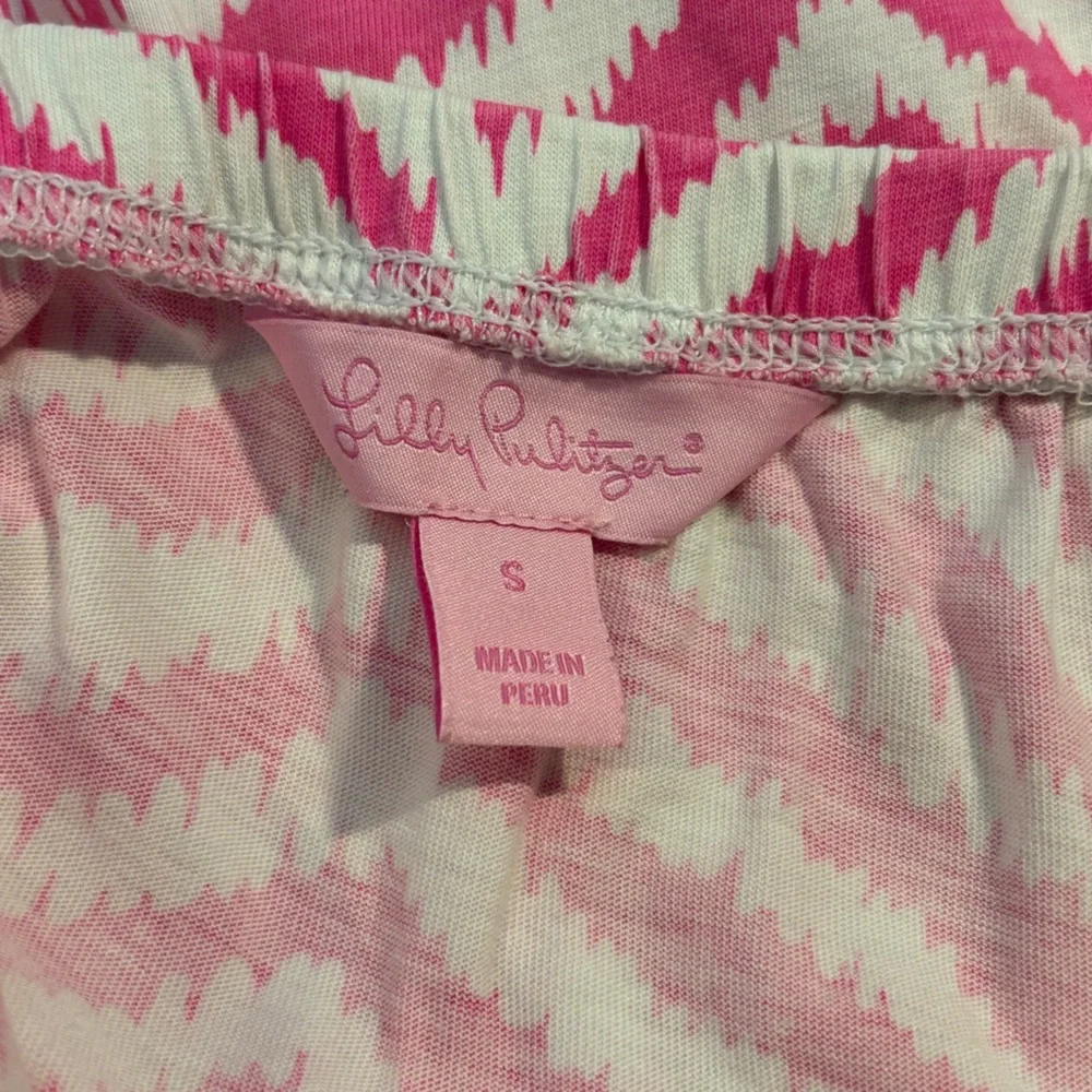 Lilly Pulitzer Women’s Strapless Mini Dress Windsor Zebron Size S Pink White - Picture 3 of 8